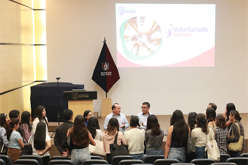bienvenida voluntariado san pablo auditorio